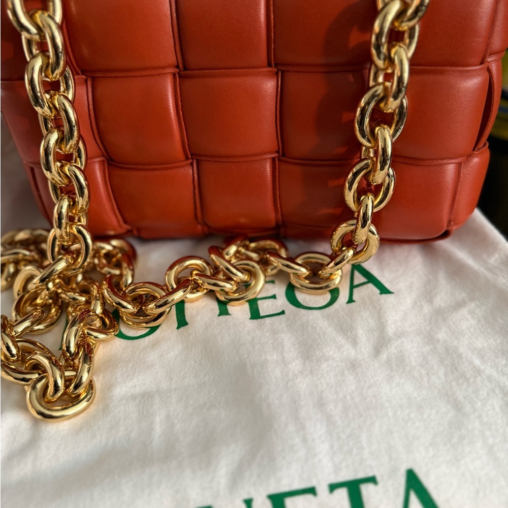 Bottega Veneta Leather Chain Bag
